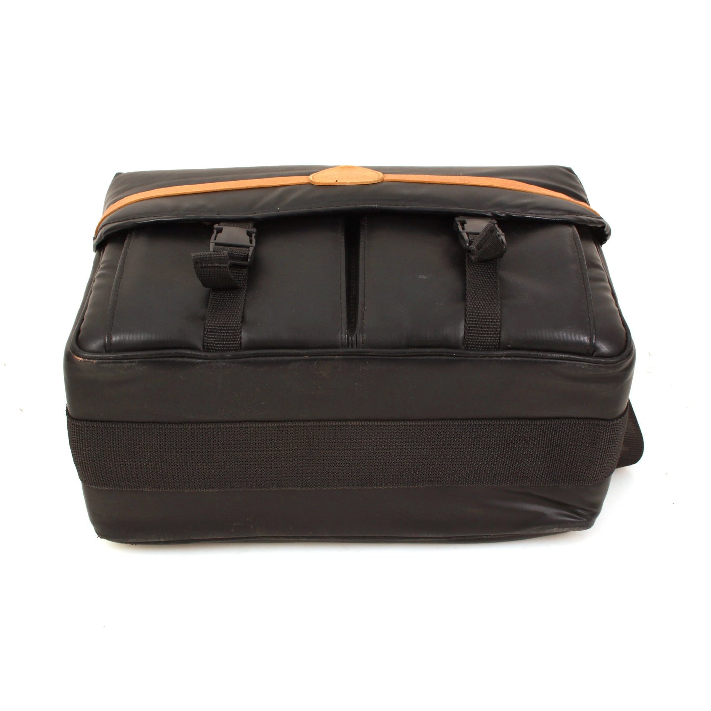 Mohak Black Leather Camera Outfit Bag Large