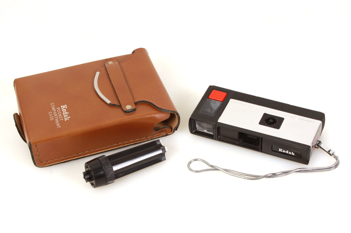 Kodak Pocket Instamatic 20 w/ Wrist Strap, Magicube Extender, Case