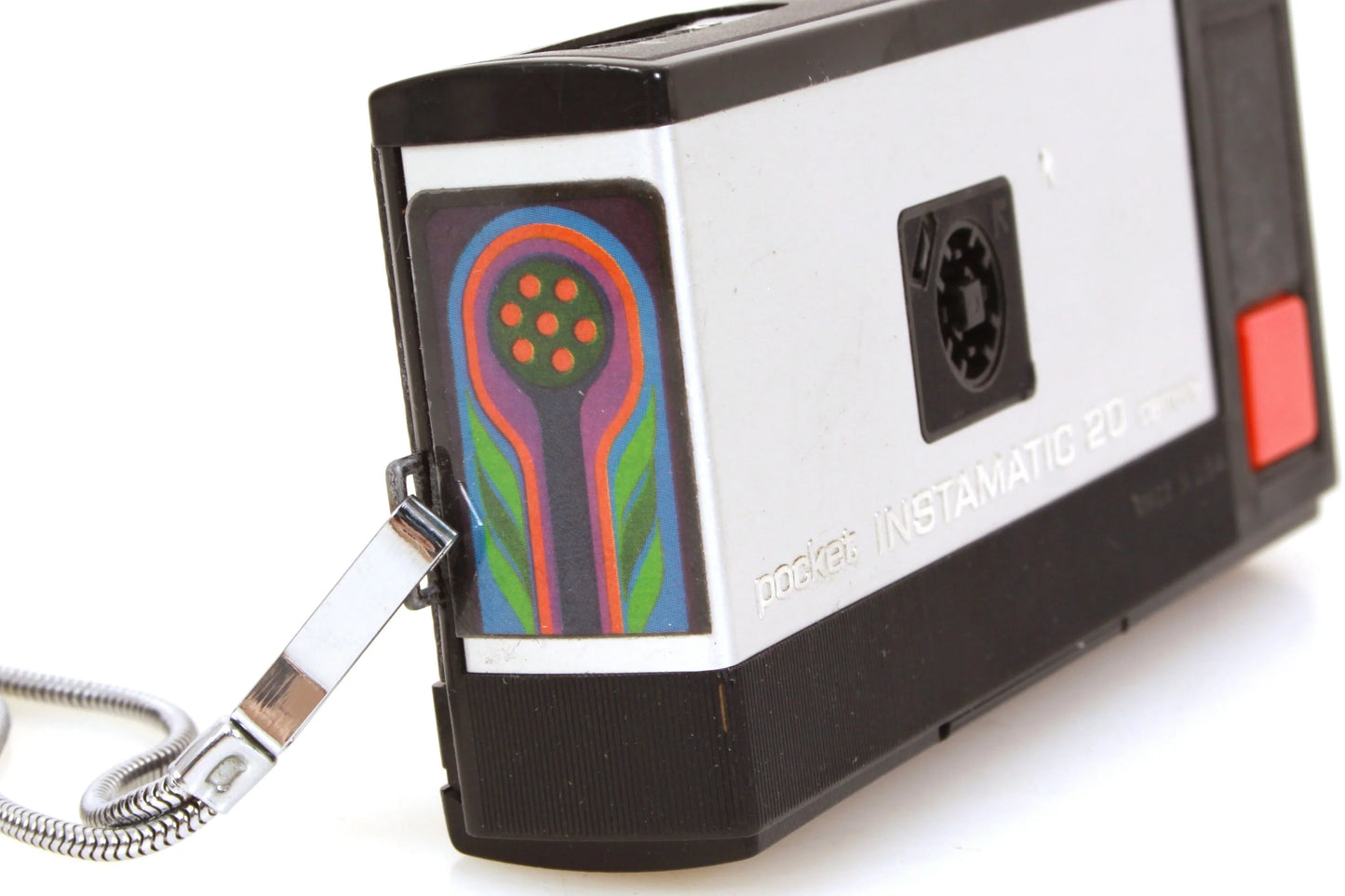 Kodak Pocket Instamatic 20 w/ Wrist Strap, Magicube Extender, Case