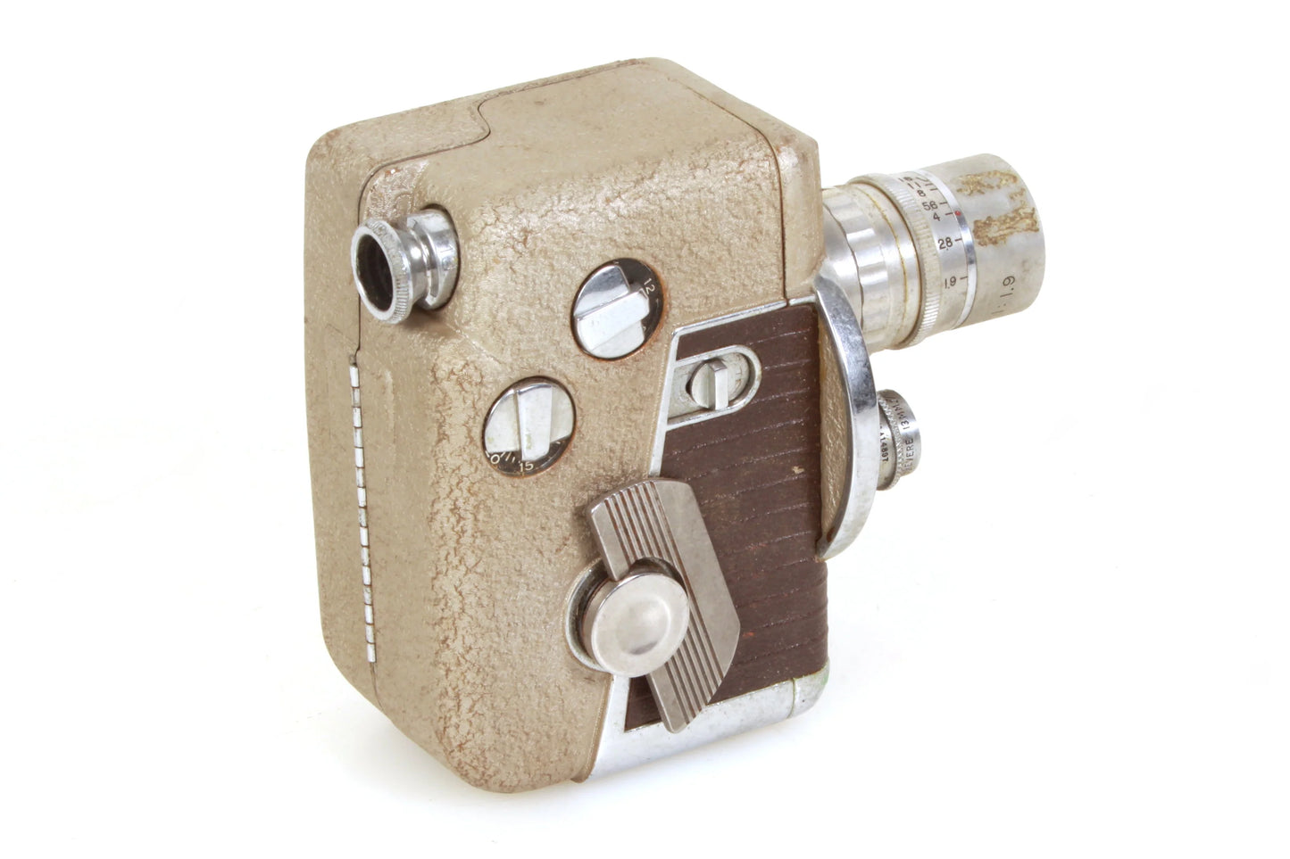 Revere 8 Model B-63 8mm Art Deco Movie Camera w/ 2 Lenses