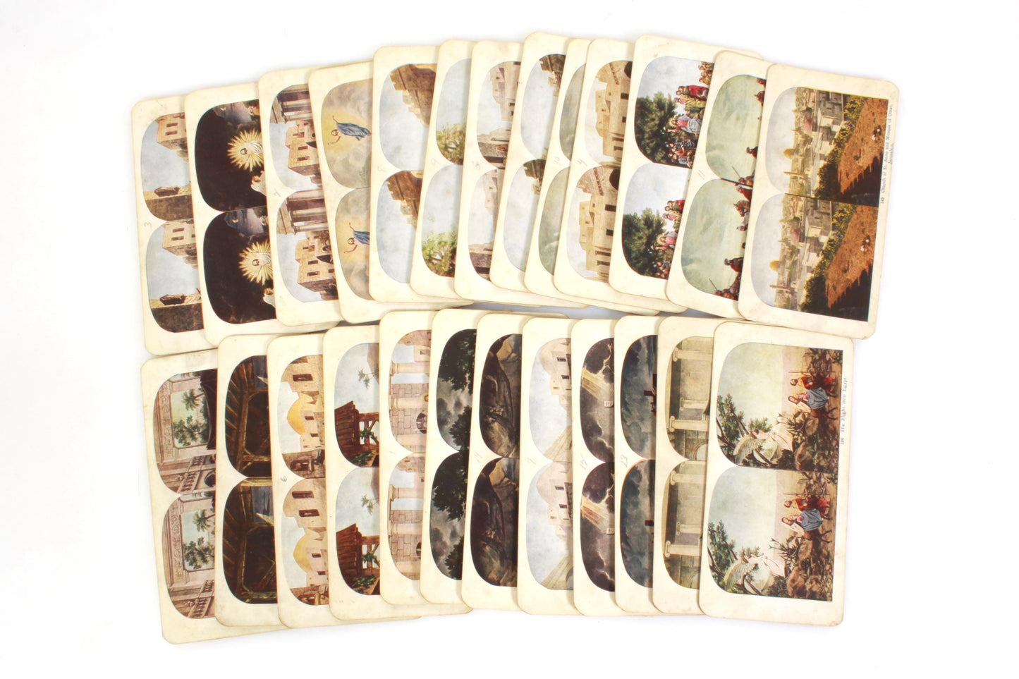 Stereoview Cards Jerusalem Jesus - Lot of 25
