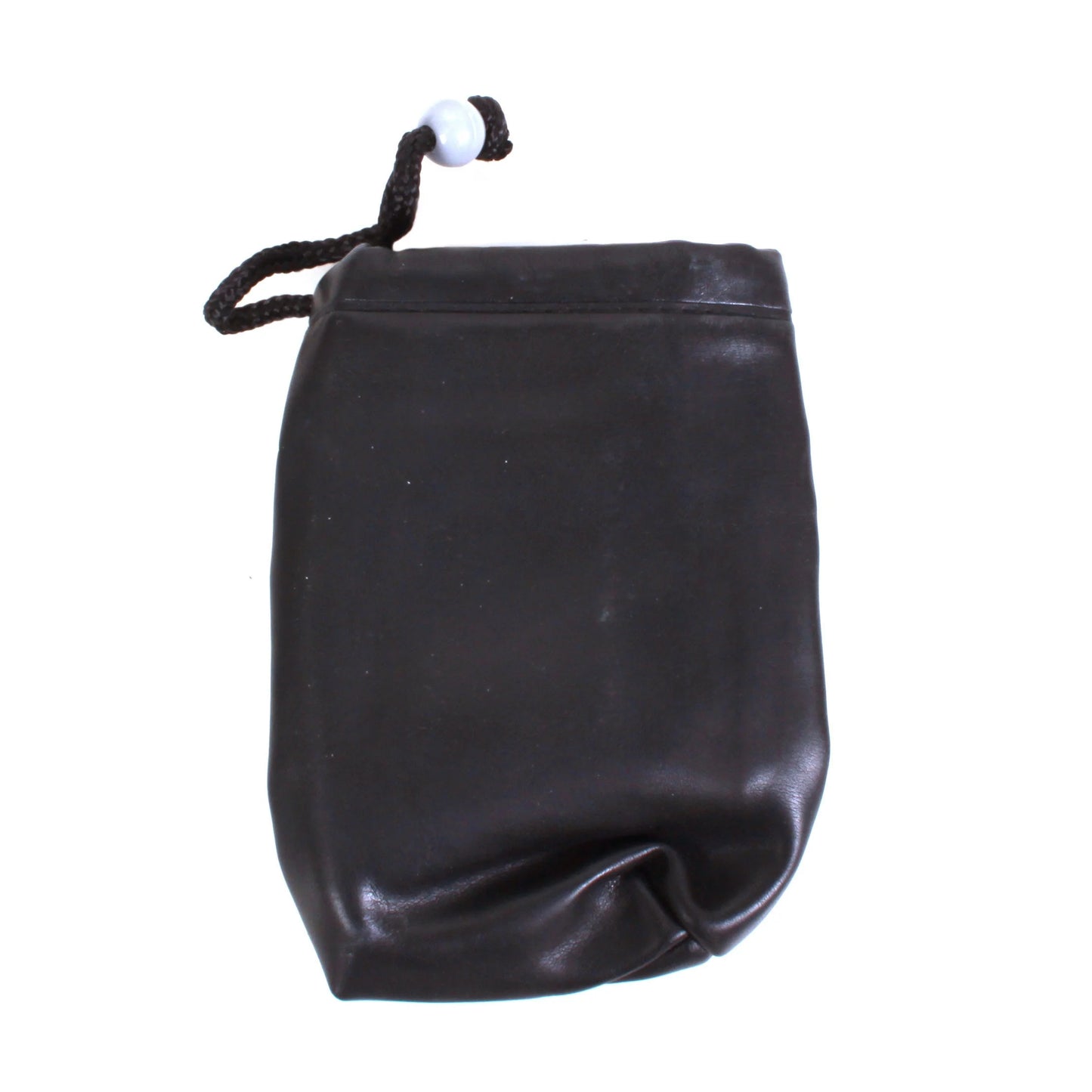 Vintage Black Leather Soft Lens Case Bags Set of 3 Various Sizes