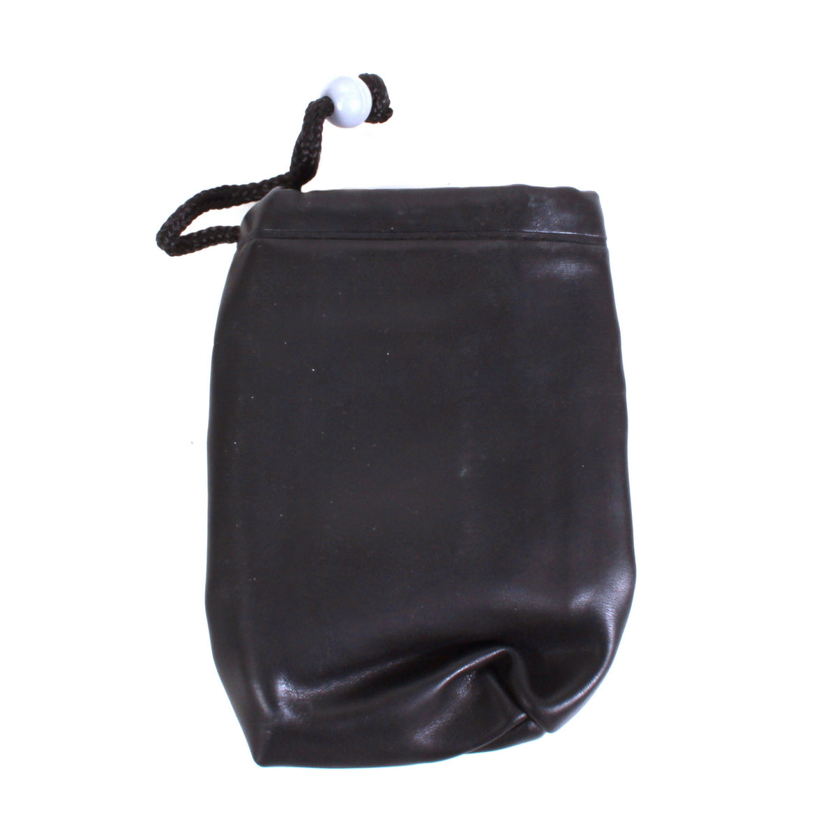 Vintage Black Leather Soft Lens Case Bags Set of 3 Various Sizes
