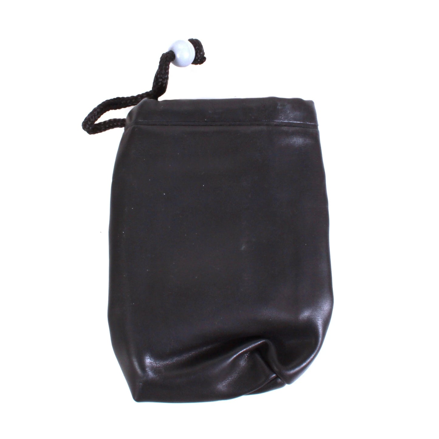 Vintage Black Leather Soft Lens Case Bags Set of 3 Various Sizes