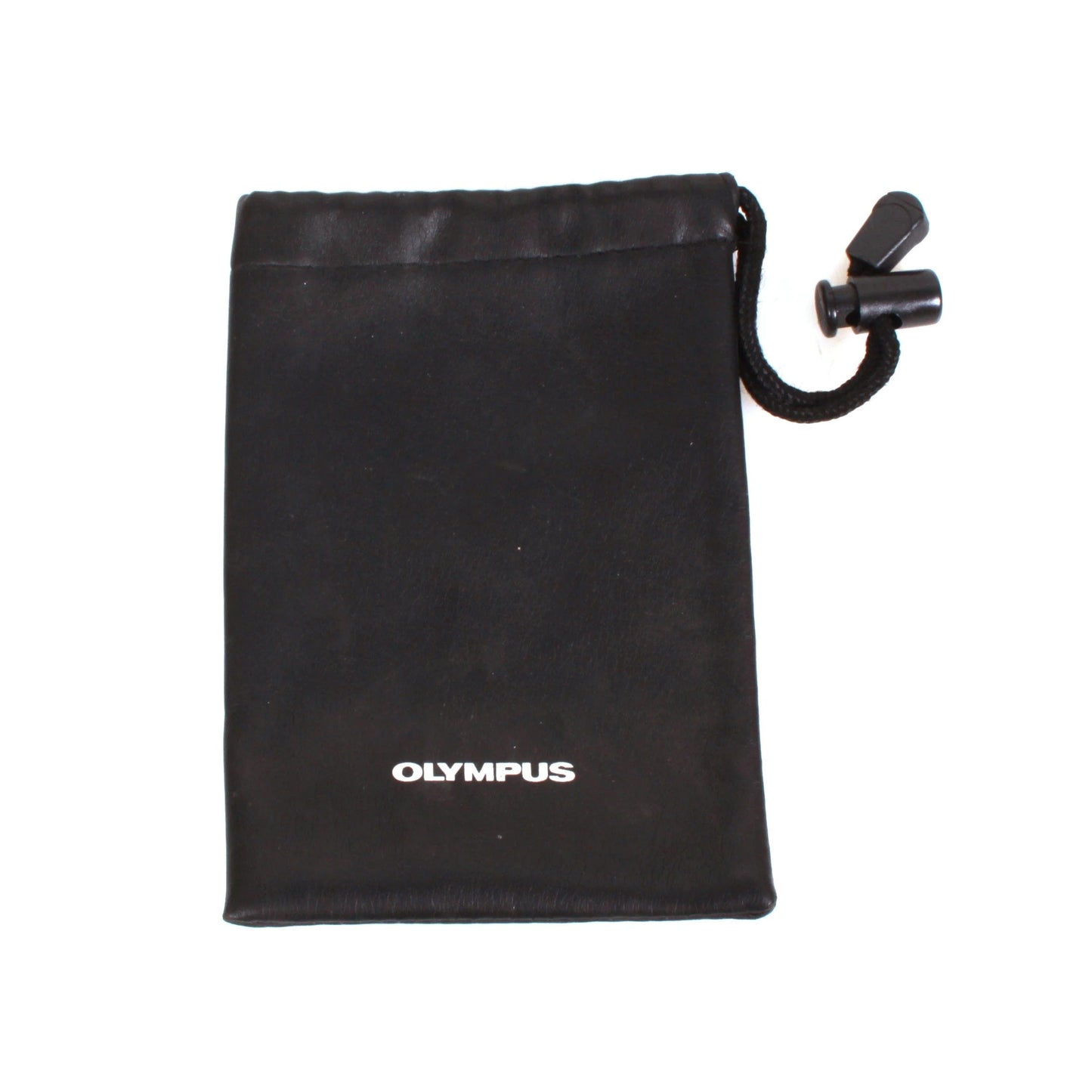 Vintage Black Leather Soft Lens Case Bags Set of 3 Various Sizes