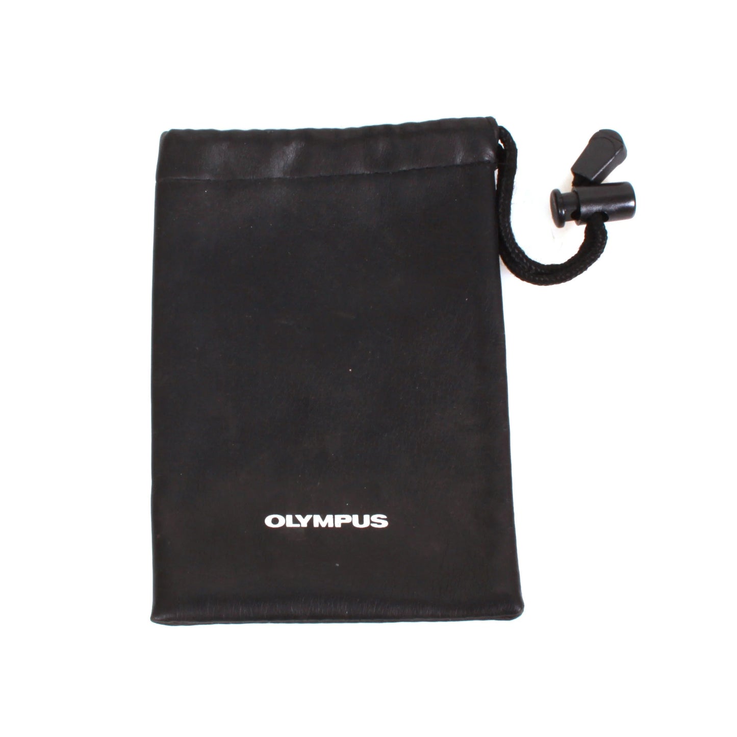 Vintage Black Leather Soft Lens Case Bags Set of 3 Various Sizes