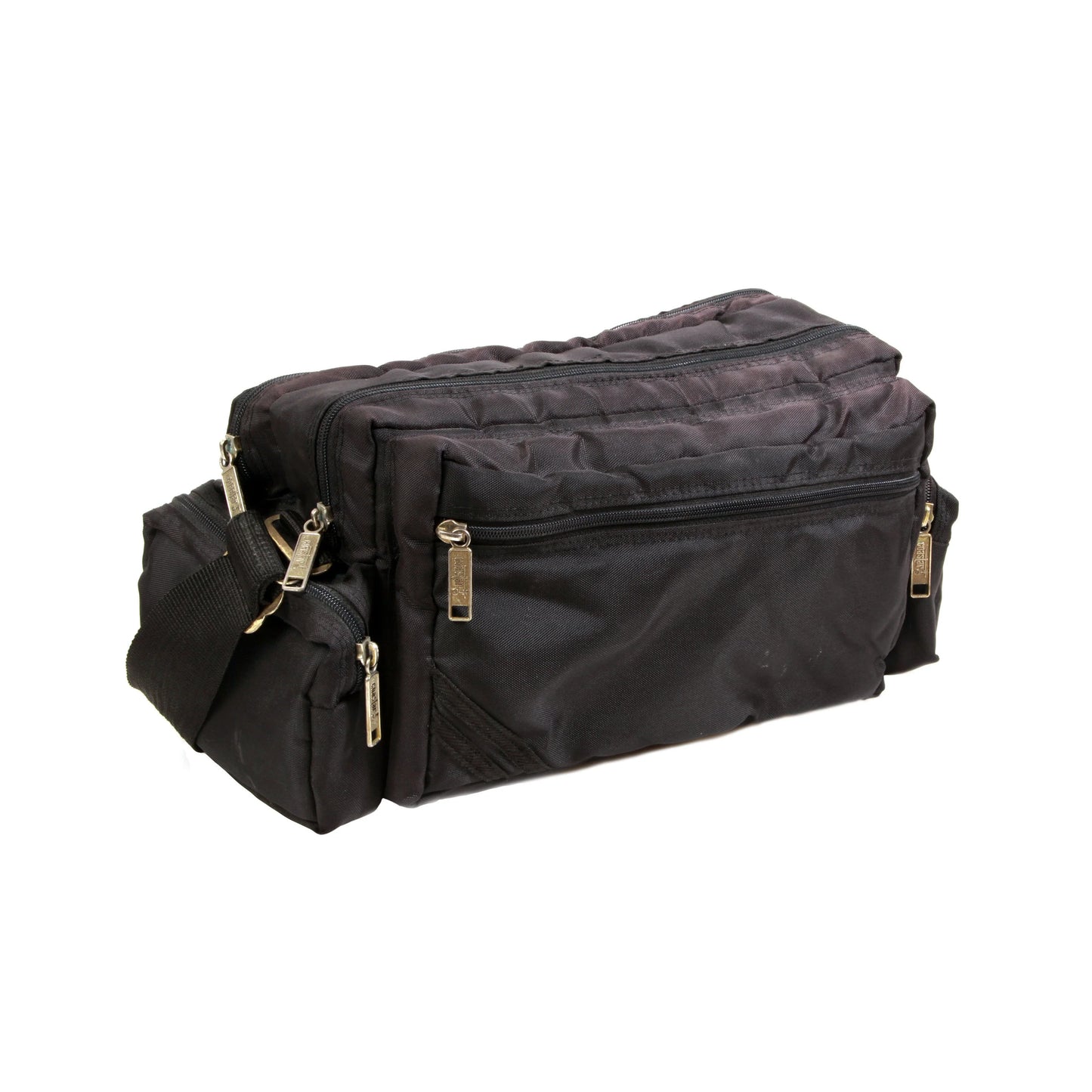 Vintage Camera Carrying Bag Black Nylon With Strap