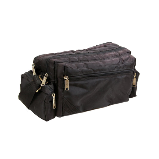 Vintage Camera Carrying Bag Black Nylon With Strap
