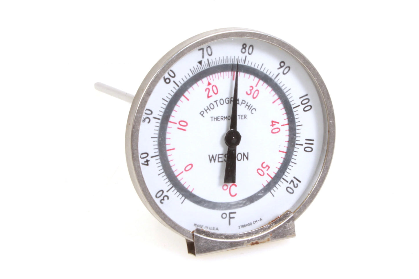 Weston 25 to 125 Degrees F Stainless Steel Dial Thermometer