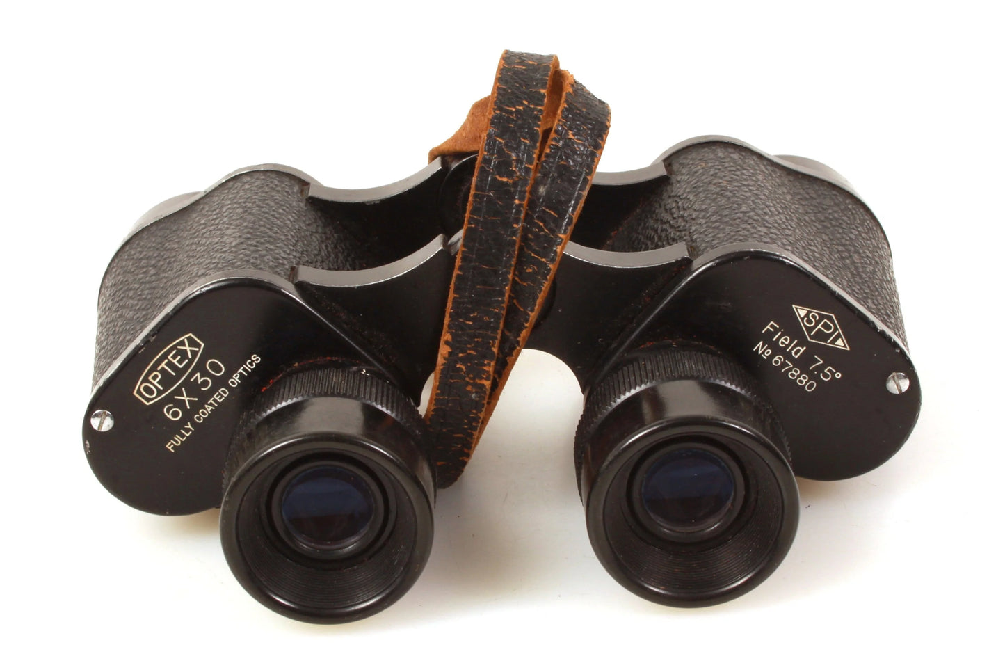 Optex 6x30 SPI Field 75 Binoculars No. 67880 Japan w/ Case