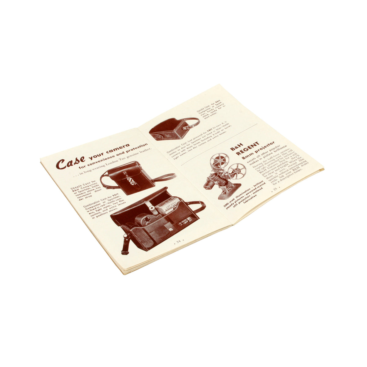Bell & Howell 8mmm Camera Spool-Loading How-To Guide Physical Copy
