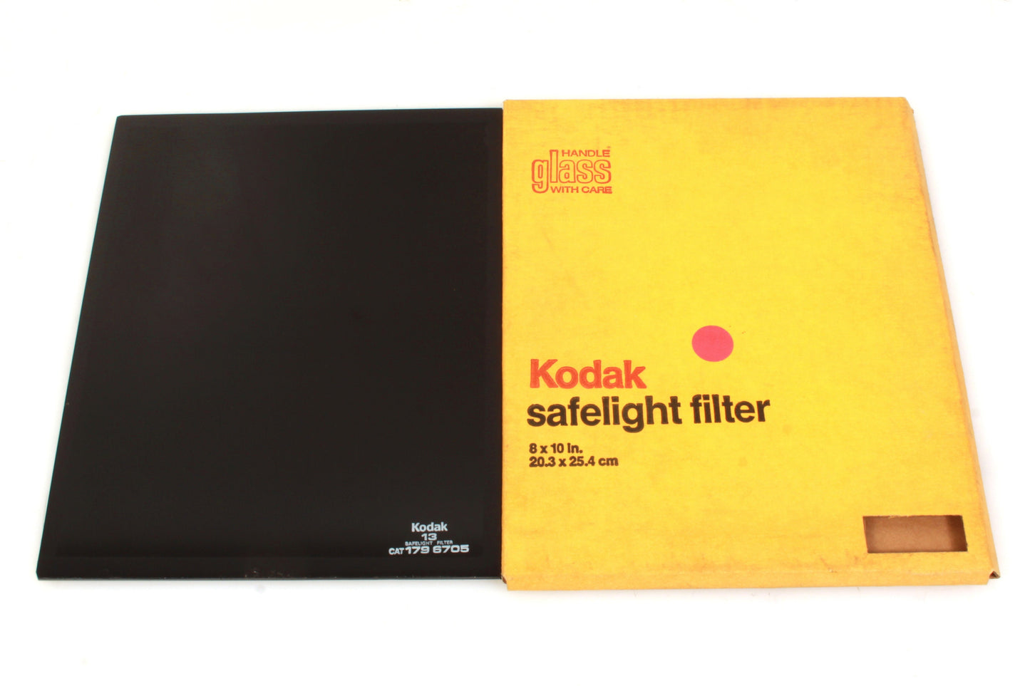 Vintage Kodak Safelight Filter 13, 8x10 Inch (New Old Stock)