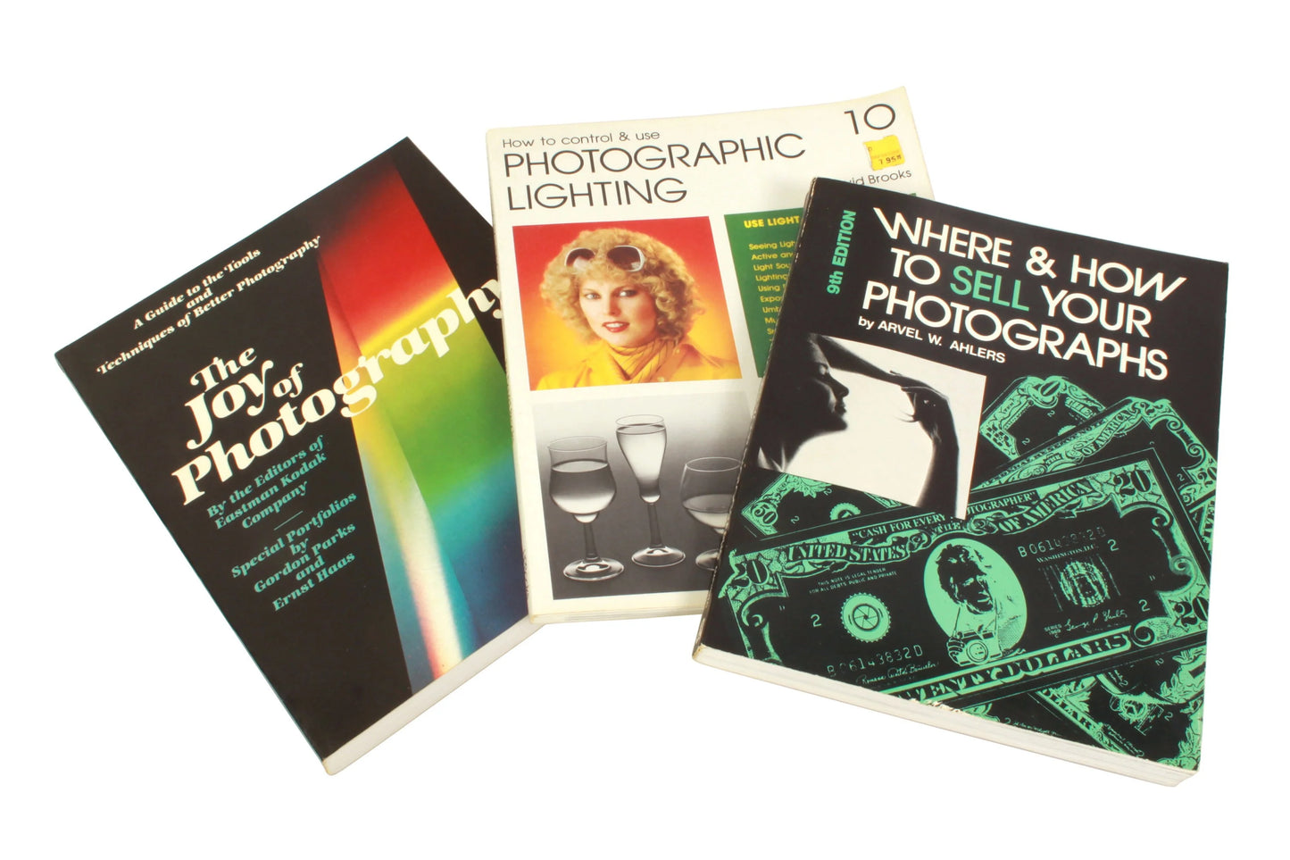 Set of 3 Books Joy of Photography, Photographic Lighting, Sell Your Photographs