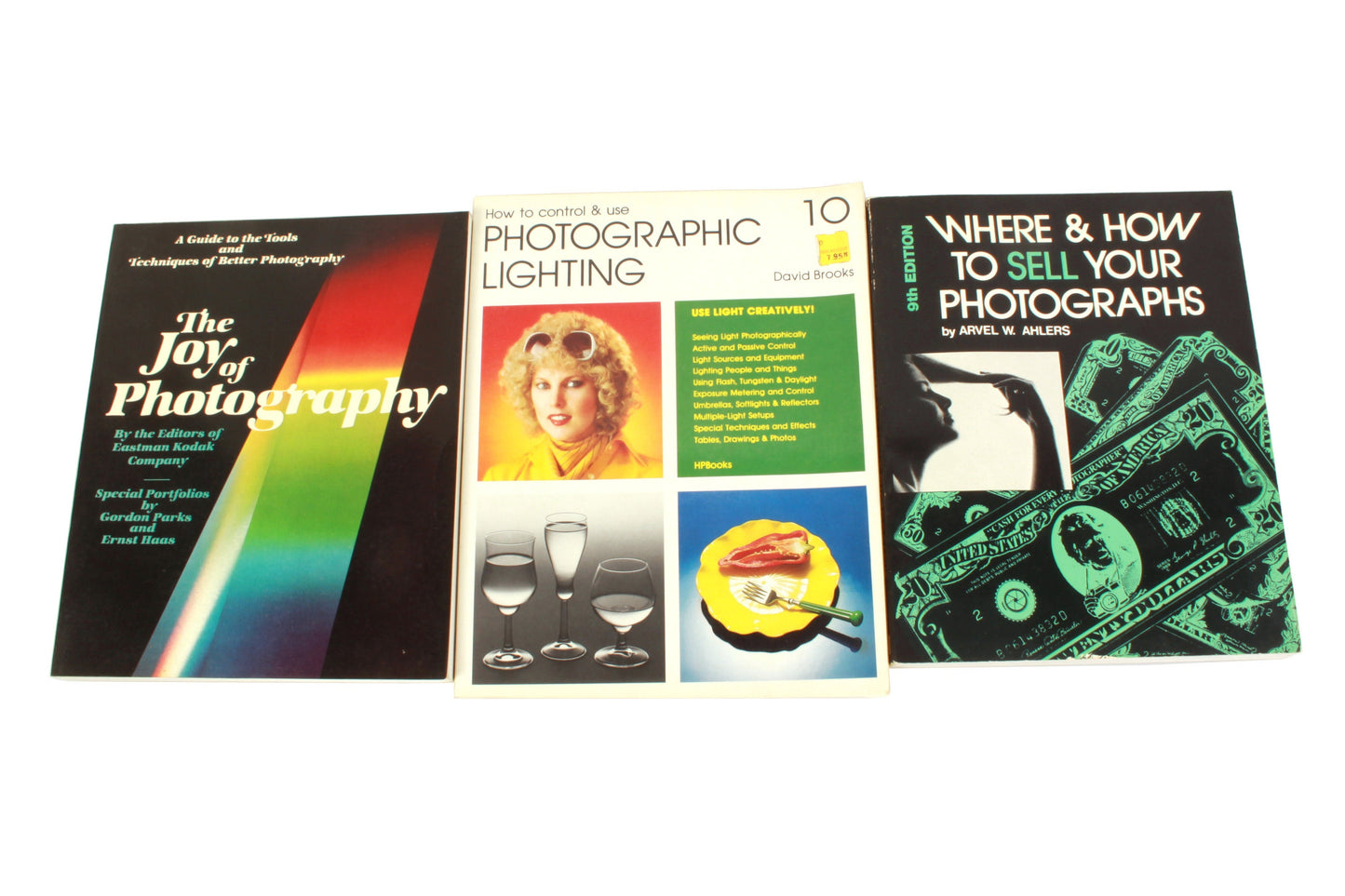 Set of 3 Books Joy of Photography, Photographic Lighting, Sell Your Photographs