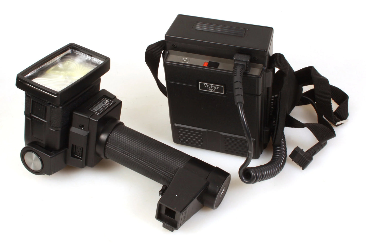 Vivitar 365 Zoom Thyristor Outfit Electronic Flash/LVP1 Power Pack/Charge 60/Vari Sensor/Cords