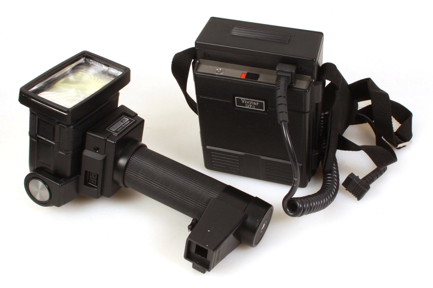 Vivitar 365 Zoom Thyristor Outfit Electronic Flash/LVP1 Power Pack/Charge 60/Vari Sensor/Cords