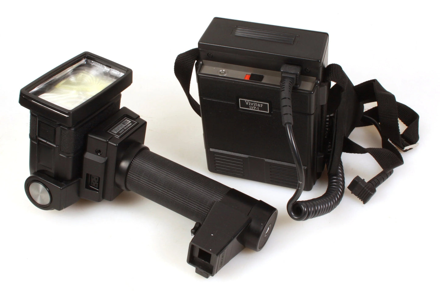 Vivitar 365 Zoom Thyristor Outfit Electronic Flash/LVP1 Power Pack/Charge 60/Vari Sensor/Cords