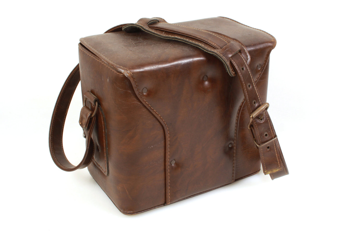 Vintage Camera Case 1970s Brown