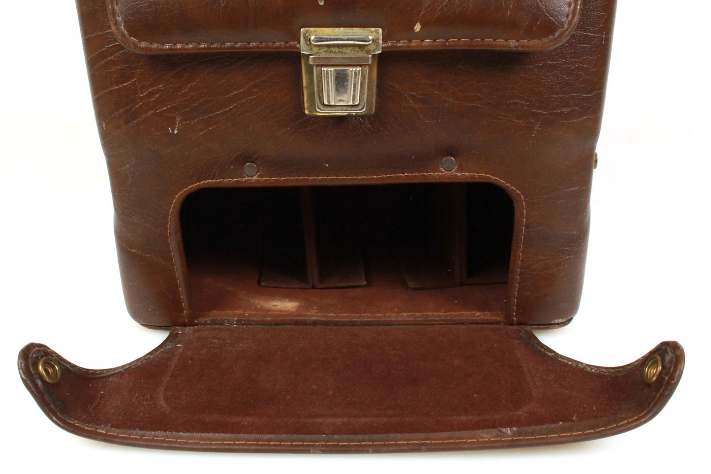 Vintage Camera Case 1970s Brown