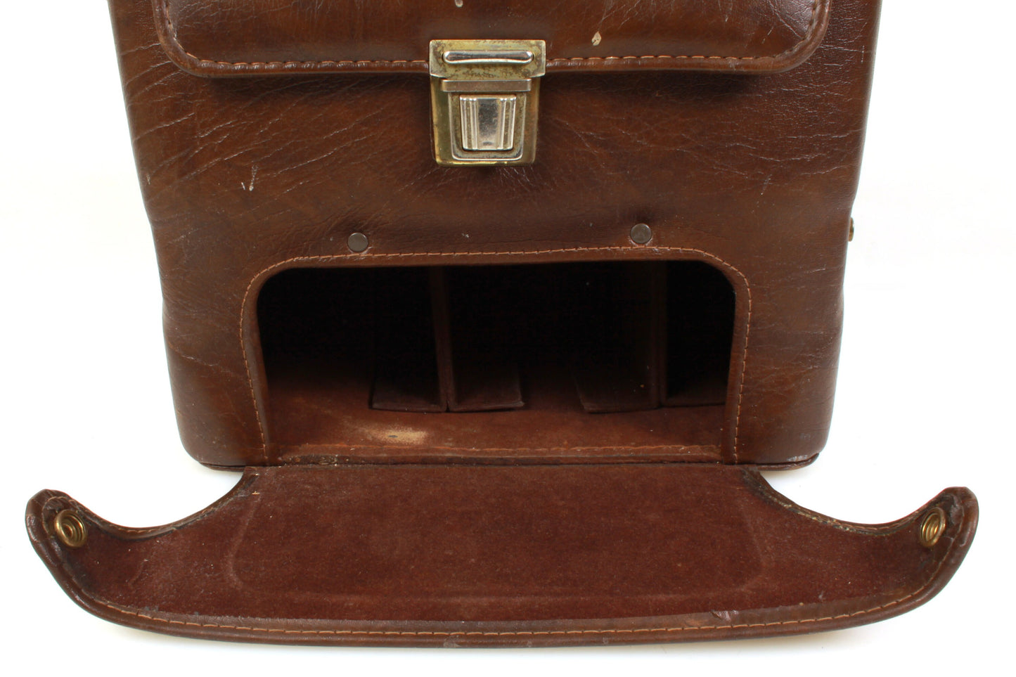 Vintage Camera Case 1970s Brown