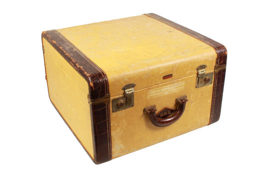 Vintage 1950s Padded Large Case