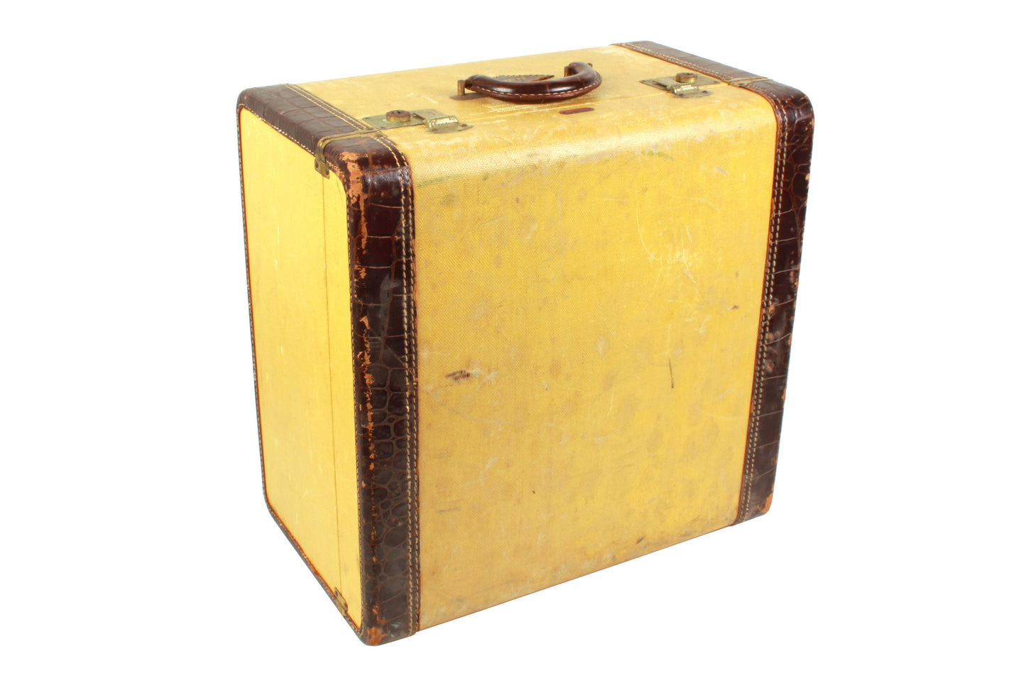 Vintage 1950s Padded Large Case