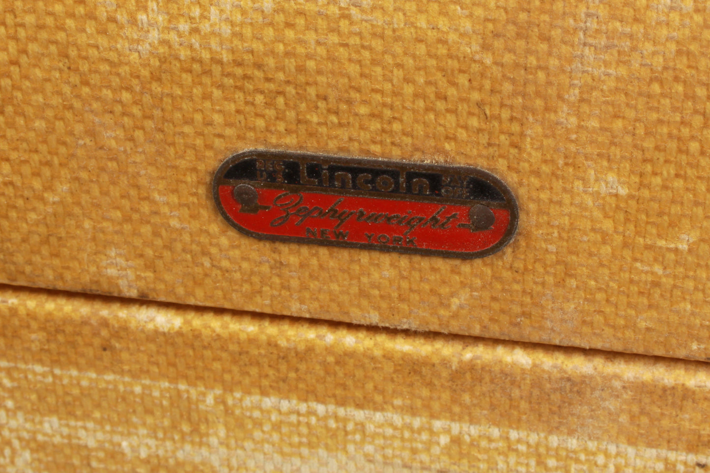 Vintage 1950s Padded Large Case