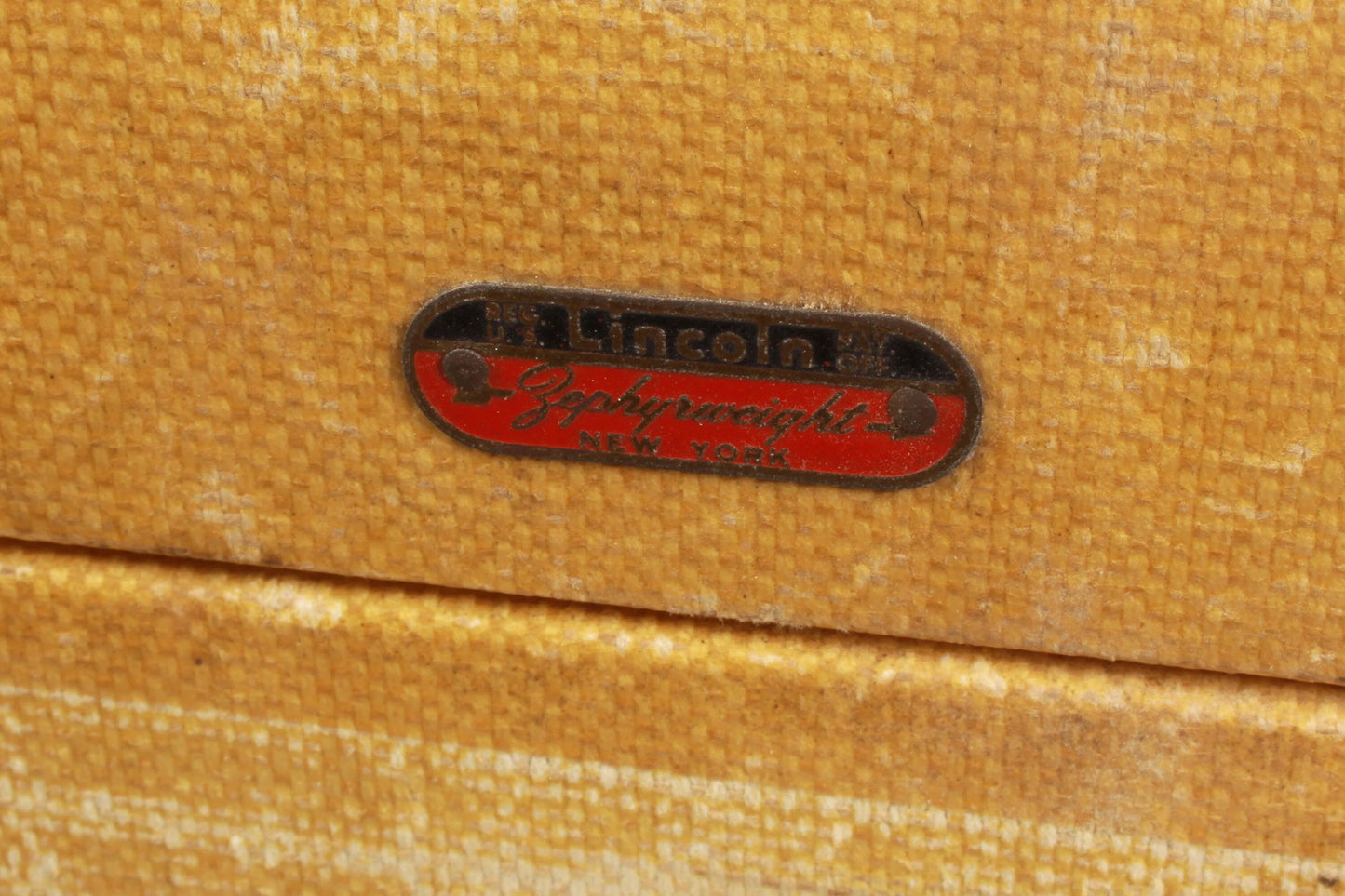Vintage 1950s Padded Large Case