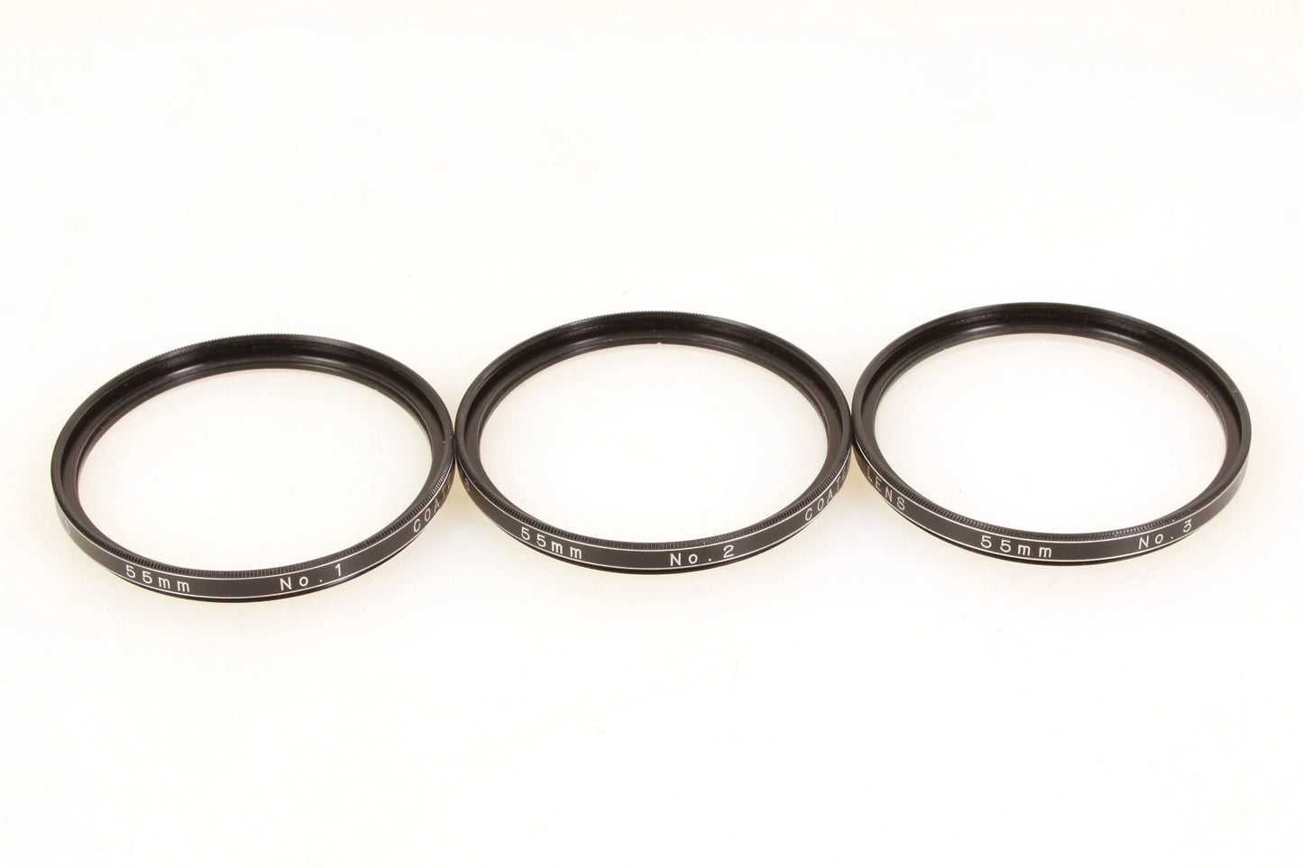 55mm Macro/Close Up Filter Set of 3 in Case