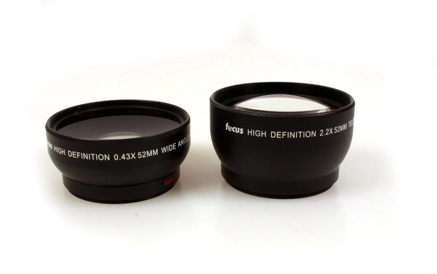 52mm/ 55mm Wide & Tele Lenses (Set of 2)