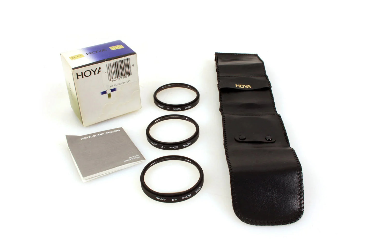 52mm Close Up Lens Set +1/+2/+4 w/ Case
