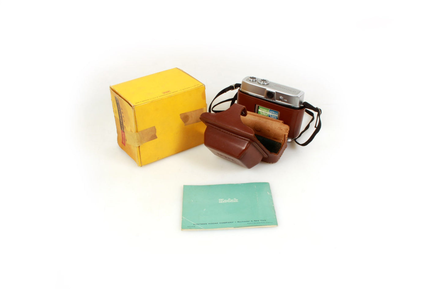 Vintage Mint Kodak Motormatic 35 Camera w/ Case, Manual and Box