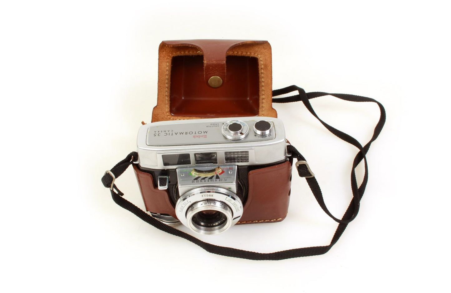 Vintage Mint Kodak Motormatic 35 Camera w/ Case, Manual and Box