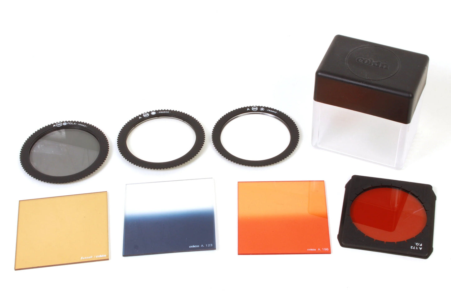 Camera Filter Set (7) Sunset/Sunsoft/Polarizer/Blue/Orange/Star 8/Star 16