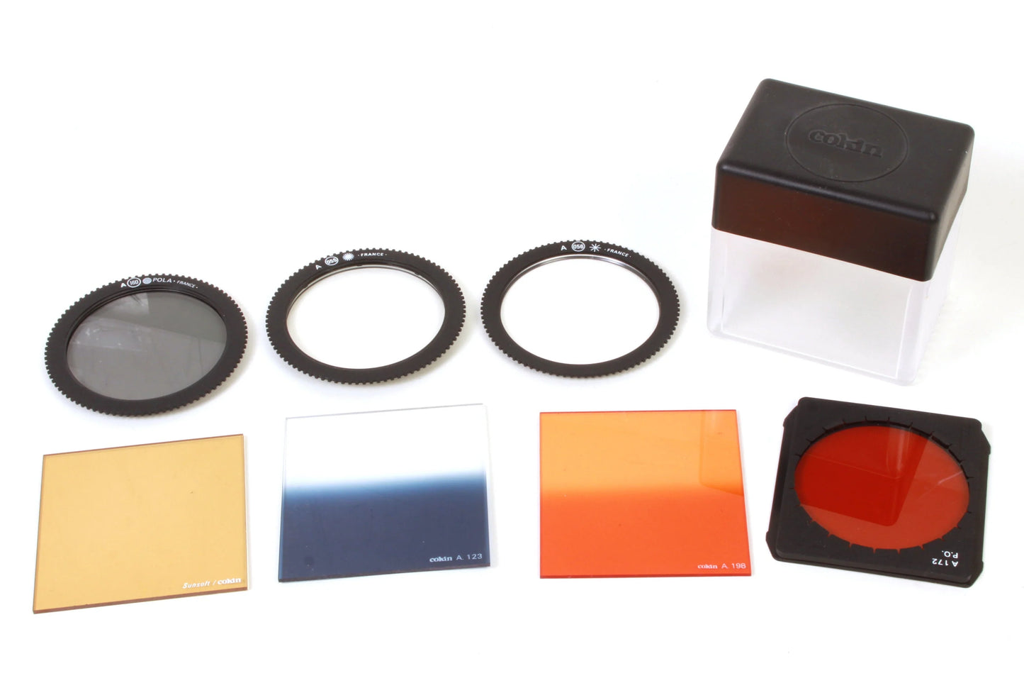 Camera Filter Set (7) Sunset/Sunsoft/Polarizer/Blue/Orange/Star 8/Star 16