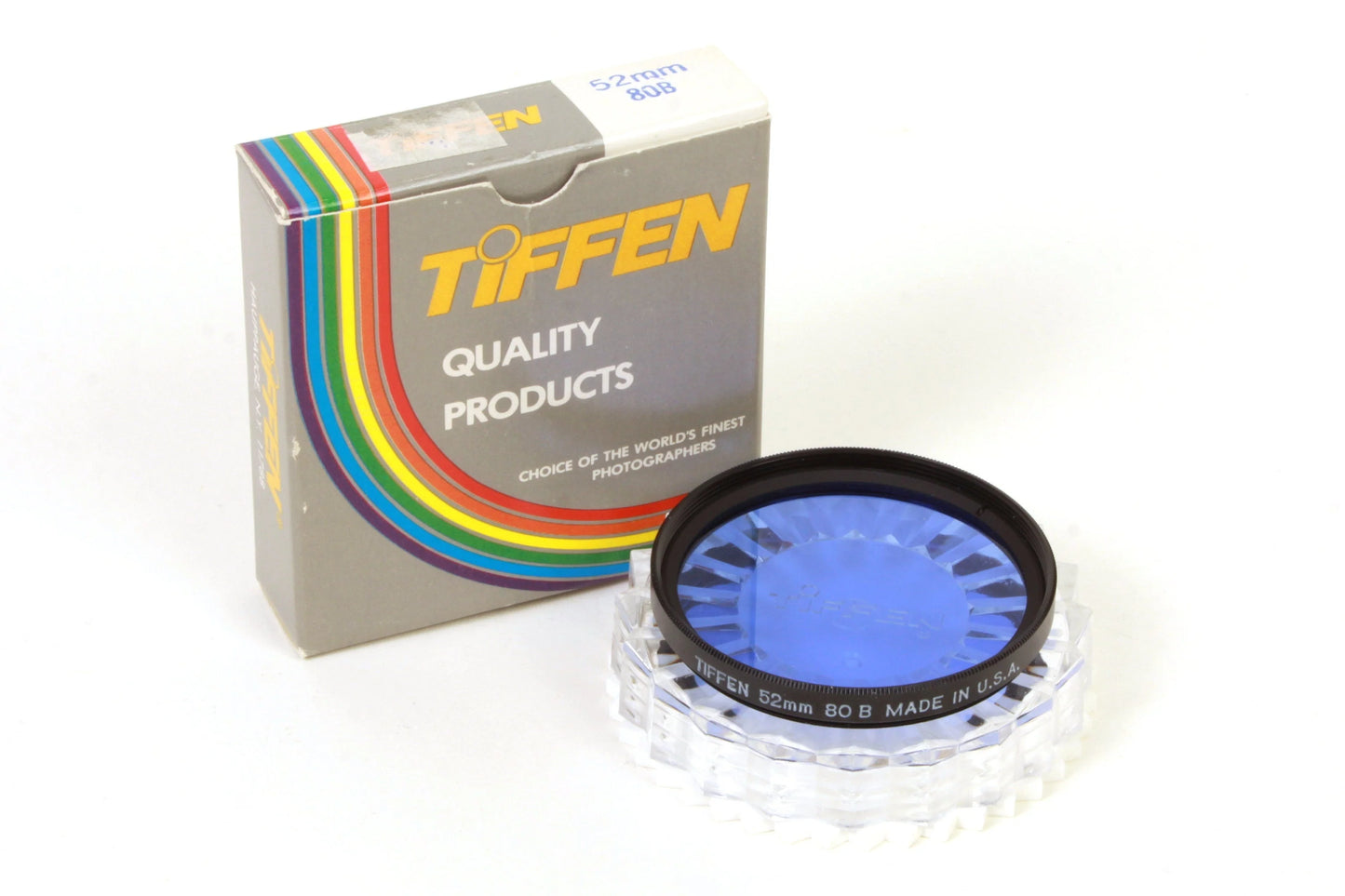 Tiffen 52mm 80B Blue Screw-In Filter with Case