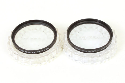 Tiffen 62mm Soft/FX1 & FX3 Filters (2)