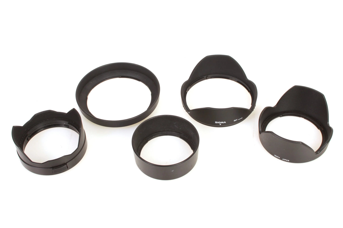 Camera Lens Hoods - Lot of 11