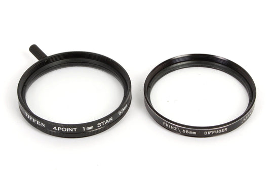 55mm Filters (2) Star & Diffuser