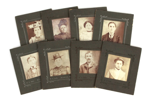 Vintage Family Photographs from Frederick, MD - Lot of 8