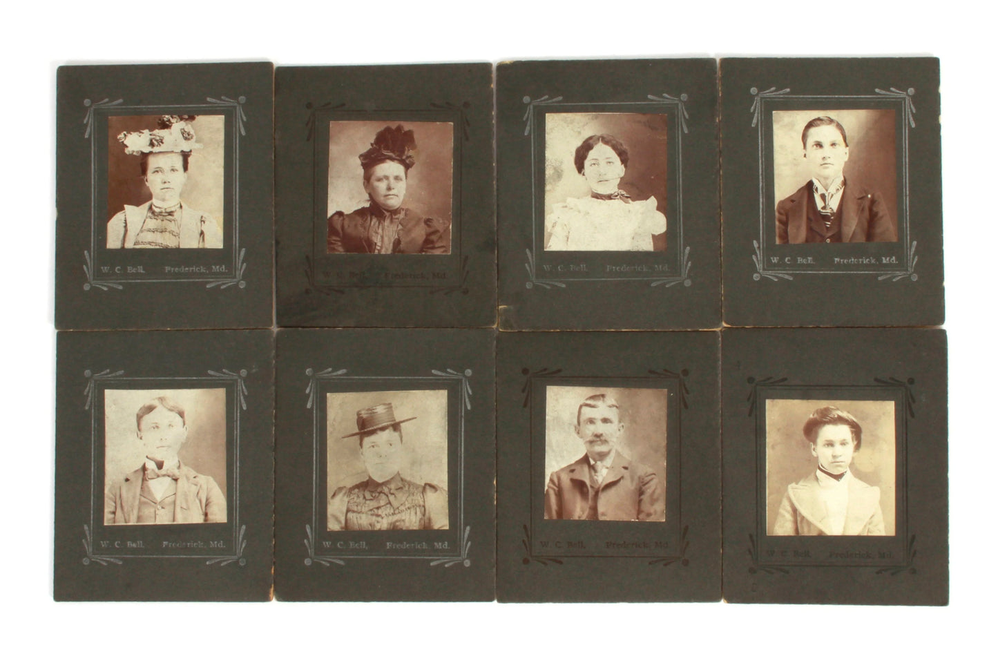 Vintage Family Photographs from Frederick, MD - Lot of 8