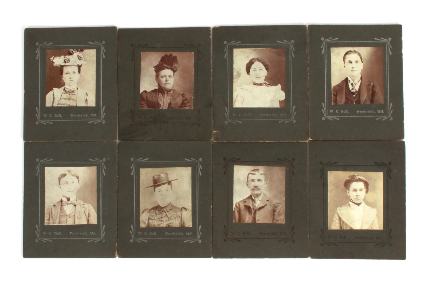 Vintage Family Photographs from Frederick, MD - Lot of 8