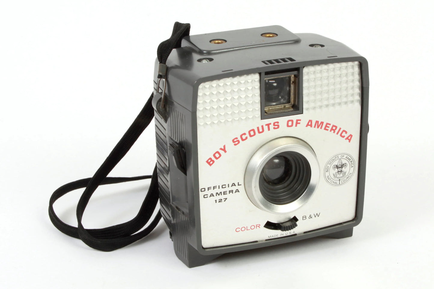Vintage 1960s BSA Official Boy Scout Flash Camera in Box w/ Film & Bulbs