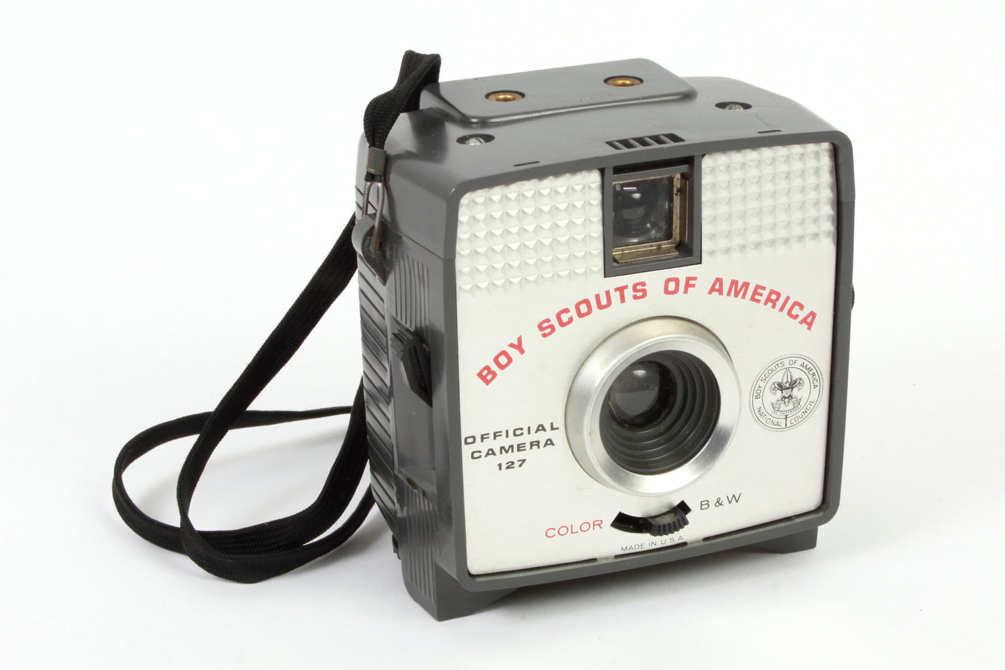 Vintage 1960s BSA Official Boy Scout Flash Camera in Box w/ Film & Bulbs