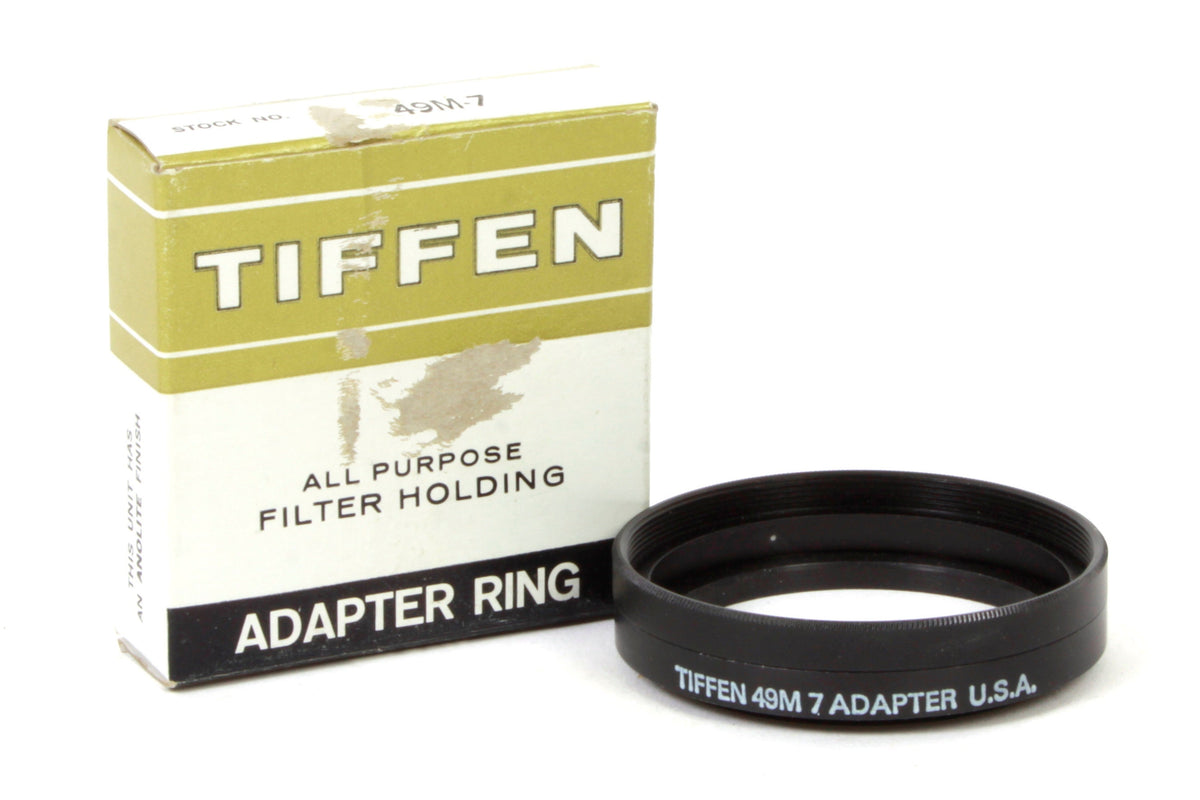 Tiffen All Purpose Filter Holding Adapter Ring 49 M-7 in Box