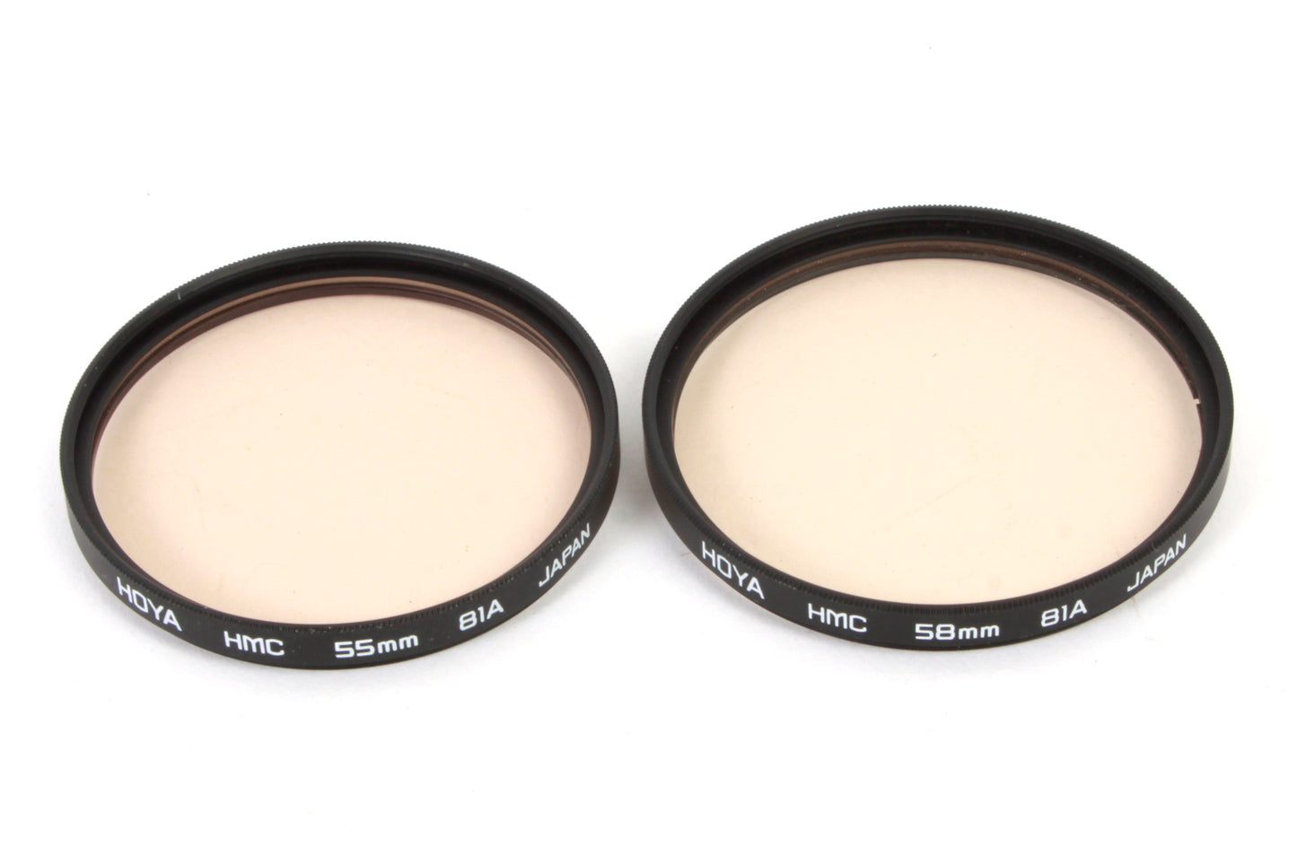 81A 55mm/58mm Filters - Set of 2