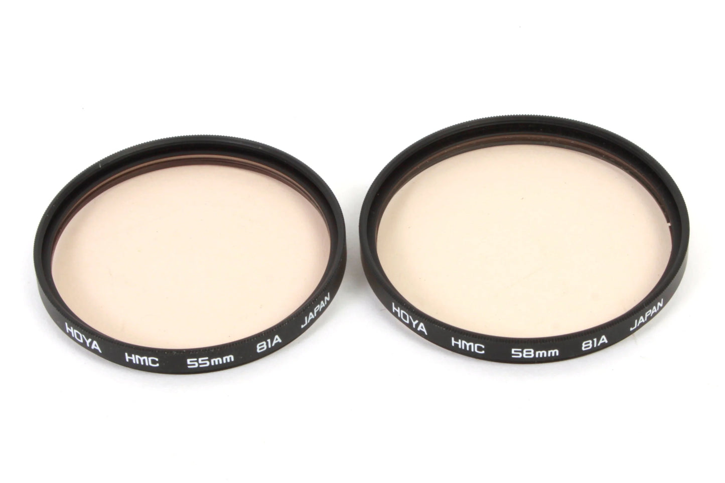 81A 55mm/58mm Filters - Set of 2