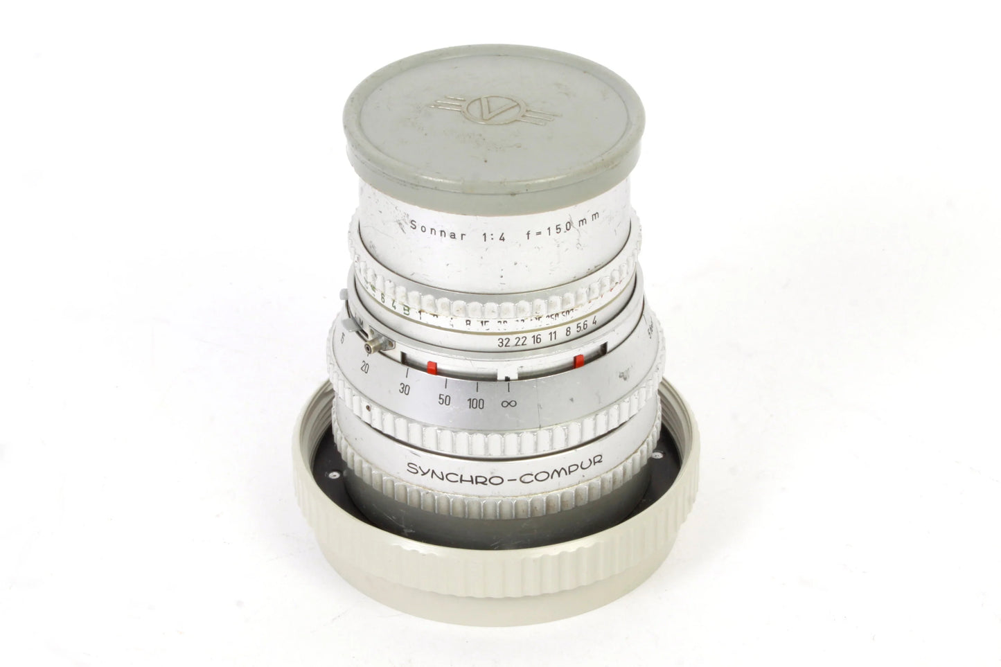 Hasselblad 150mm f4 Chrome Synchro-Compur Lens in Case