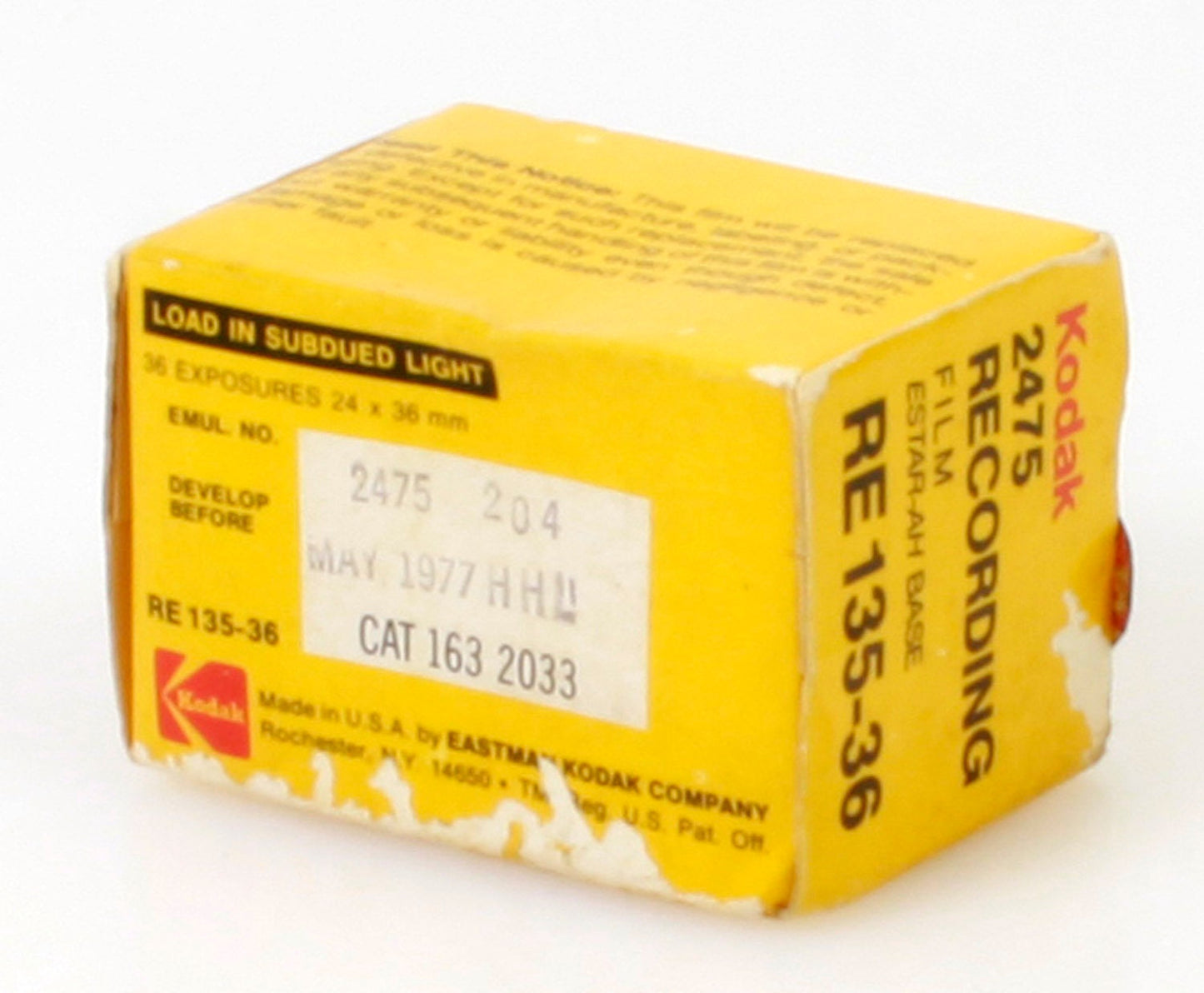 Kodak 2475 Recording Film Expired