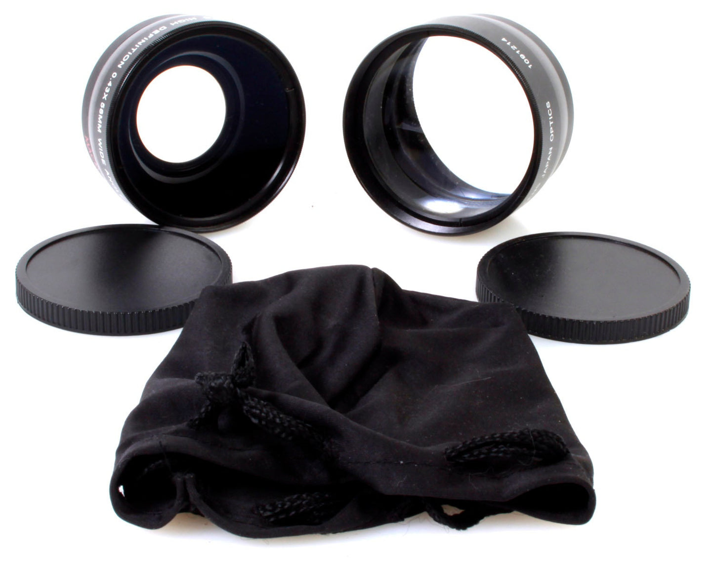 58mm Wide Angle (Macro) & Telephoto Lens Set of 2